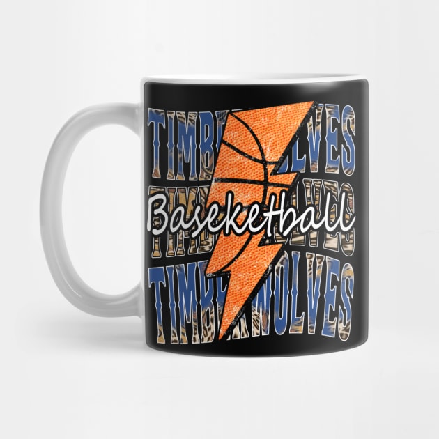 Graphic Basketball Timberwolves Proud Name Vintage by Frozen Jack monster